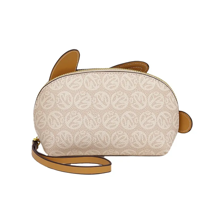 ZAVC PU Clutch Women's Black/White/Dreamy Brown/Beige Apricot-14
