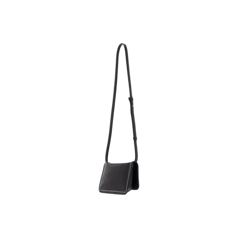 MARNI Logo Embroidered Strapped Mini Shoulder Bag-2