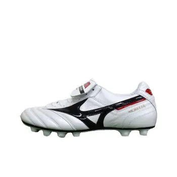 Mizuno MORELIA 2 Anti Slip Wear Resistant Soccer Shoes Unisex White