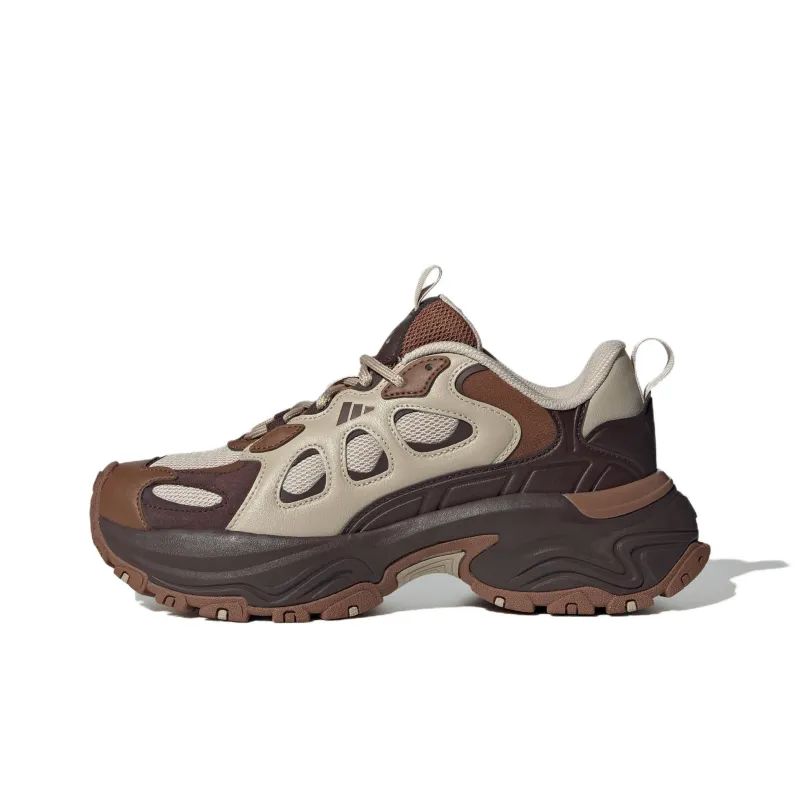 Adidas Wear Resistant Low Top Casual Shoes Women's Brown-0