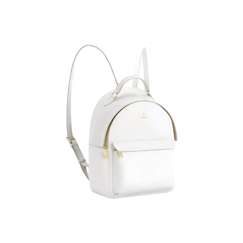Furla Leather Backpack Regular Women's White-1