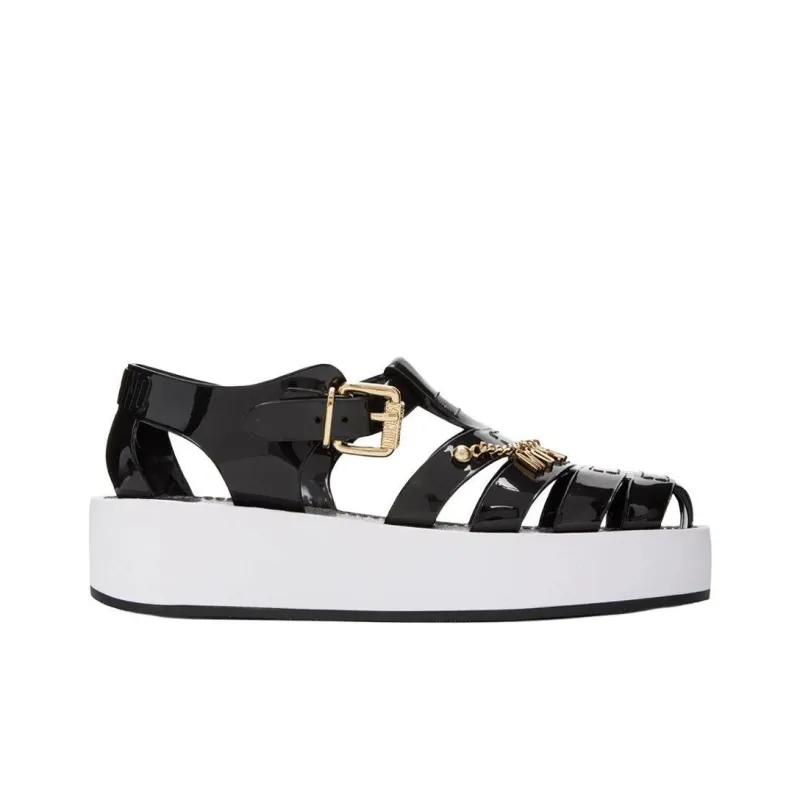 MOSCHINO Platform Charm Detailed Sandals Women's-1