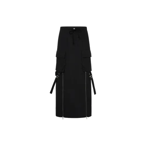 MO&CO Casual Long Skirts Women's Black