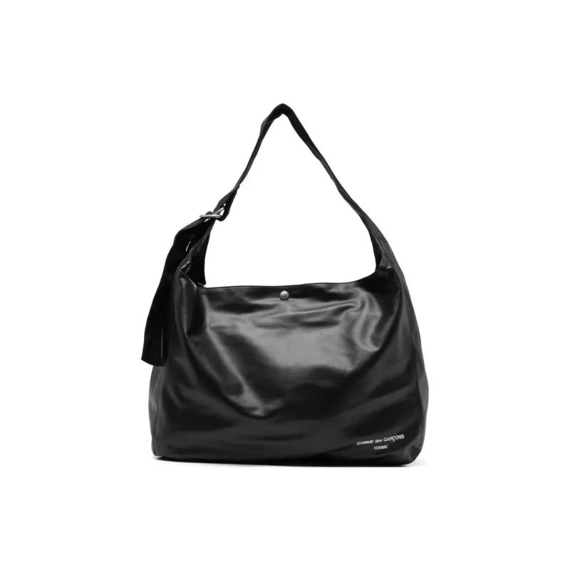 CDG Polyester Shoulder Bag Large Size Men's Black-0
