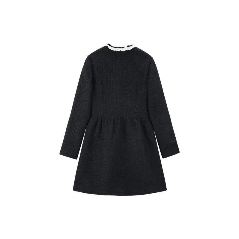 LEDIN Long Sleeved Dress Women's Black-1