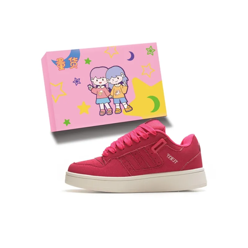 LIANGHUO Slip Resistant Impact Resistant Quick Drying Wear Resistant Low Top Skateboard Shoes Women's Dragon Fruit-0