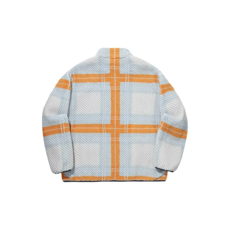LiNing Sweatshirt Men's Light Blue Plaid Color Set-1