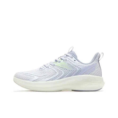 361° Anti-Slip Wear-Resistant Low-Top Casual Running Shoes Women's Gray Purple