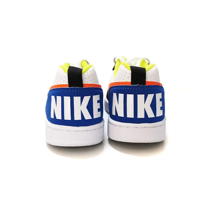 Nike Court Borough Low GS 'Black Orange Blue'-5