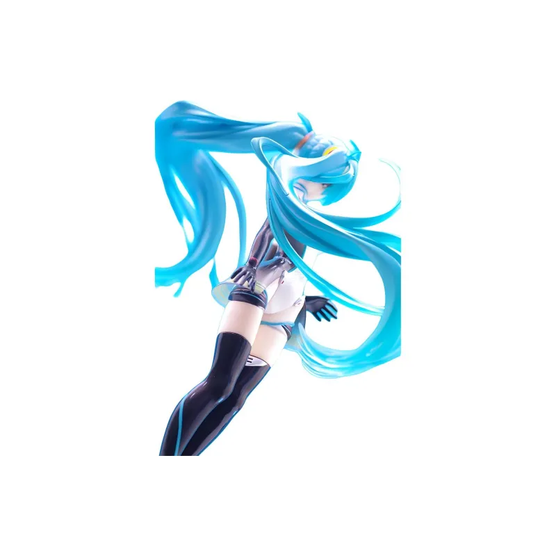 BANPRESTO Hatsune Miku Eyeglass Factory Sq 2011 Racing Hatsune Miku 18cm Bonus Gifts-4