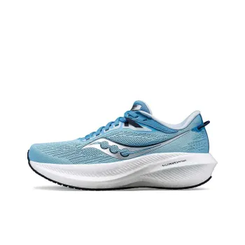 Saucony Triumph 21 Non slip Lightweight Low Top Running Shoes Women's Blue
