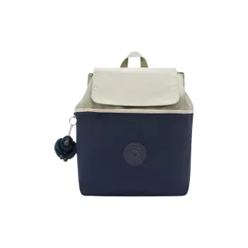 Kipling Recycled Nylon Backpack Unisex Blue