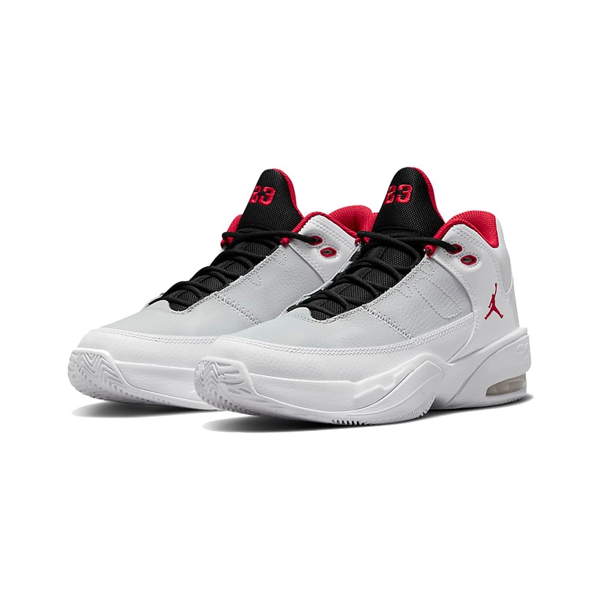 Jordan Max Aura 3 White University Red GS POIZON