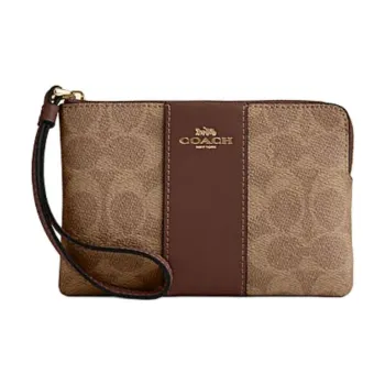 COACH Corner Zip Clutches