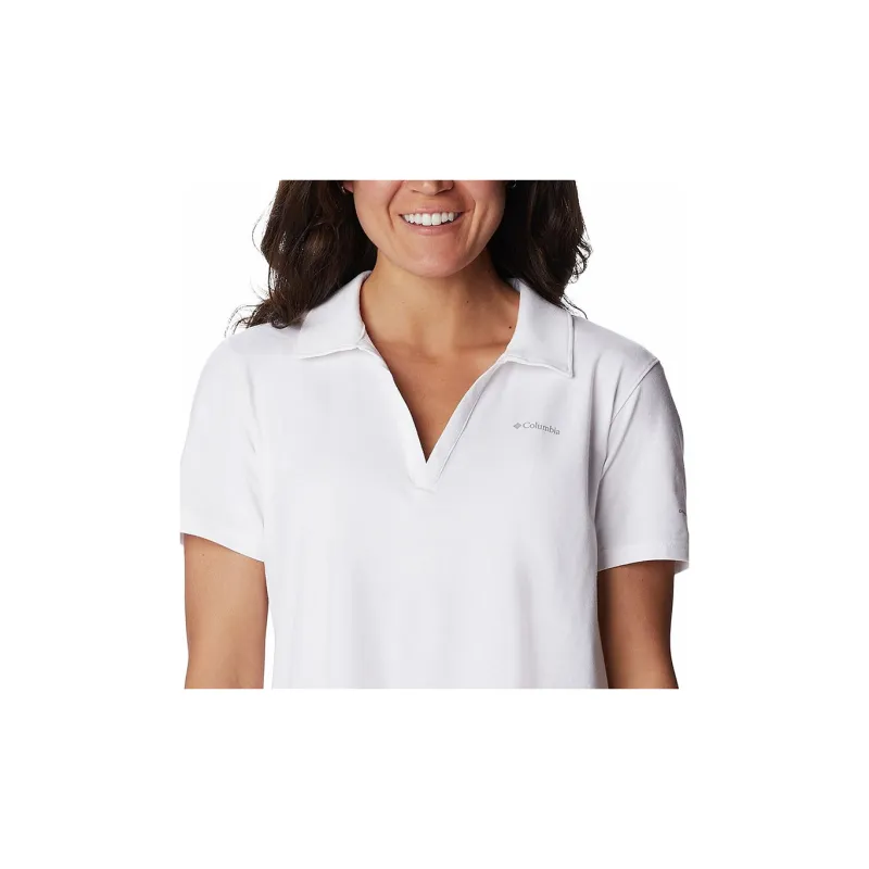 Columbia Trek Polo Shirts Women's White-3
