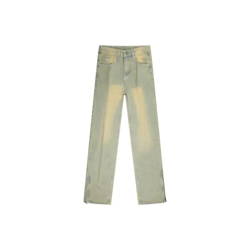 ACHS AWAKE Jeans Unisex Yellow Mud