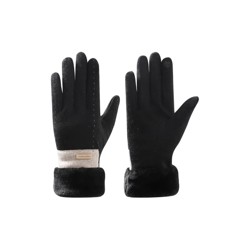 NANJIREN Wool Warm Gloves Women's-0