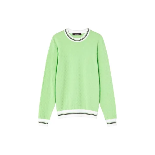 VERSACE Sweaters Men Light Green