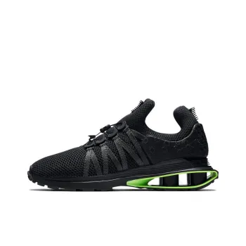 Nike Shox Gravity Series Anti-Slip Wear-Resistant Low-Top Running Shoes Unisex Black Green