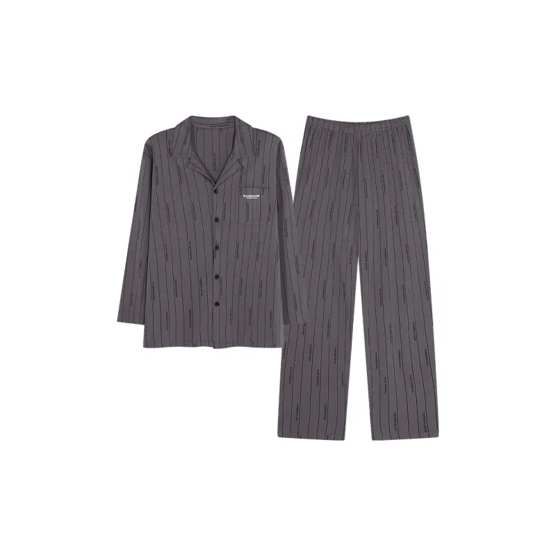 Qiao Ni Tong Pajama Set Men's Image Color-0