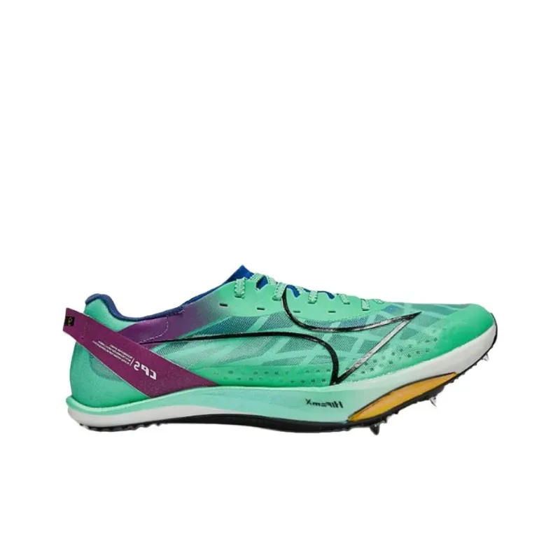 HEALTH Shock Absorbers With Slip Resistant Features Low Top Running Shoes Unisex Green Purple-1