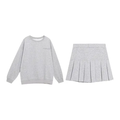 PZHK Two Piece Skirt Sets Women's