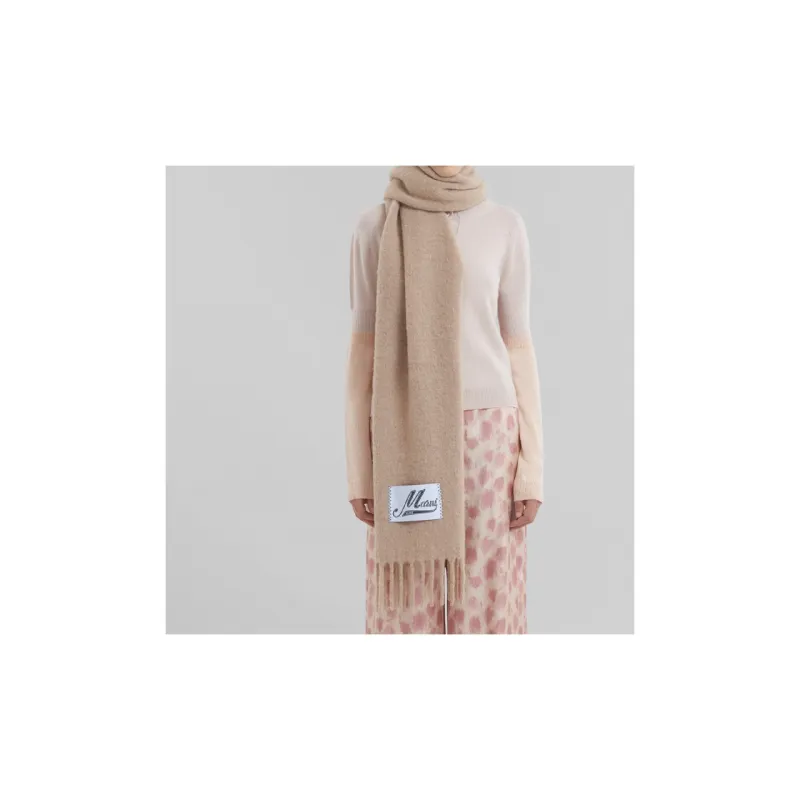 MARNI Brushed Alpaca Scarf-1