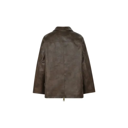 MEIYANG Leather Jackets Women's