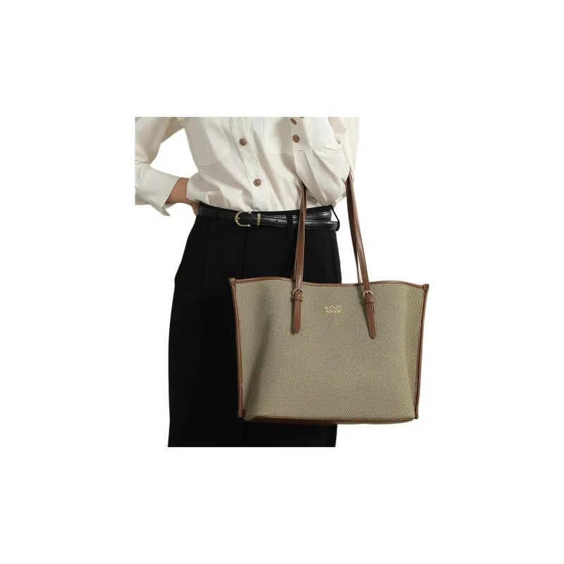 Disney Mickey Series Synthetic Leather Tote One Shoulder Handbag Regular Women's Brown-1