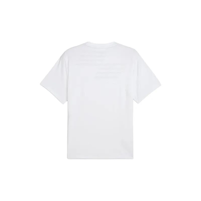 PUMA HYROXCLOUDSPUN FW24 Drop Shoulder Sleeve T-Shirt Women's White-1