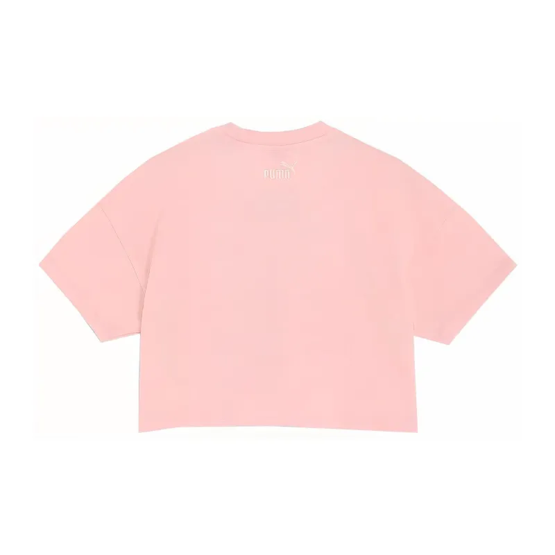 PUMA CORE HERITAGE T Shirt Women's Pink-1