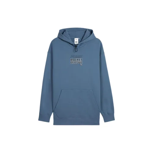 PUMA Hoodie Sweatshirts Men Blue