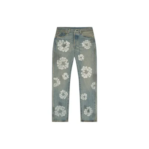 Denim Tears The Great Black Jockeys Series Jeans Unisex Indigo