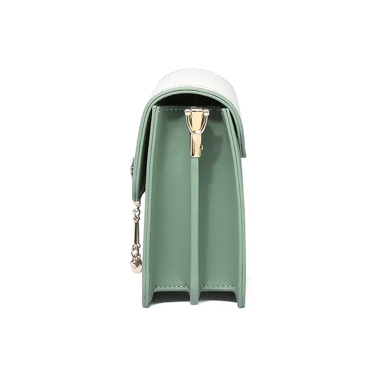 TUCANO Split Cow Leather Shoulder Bag, Crossbody Bag Regular Women's Pine Green-3