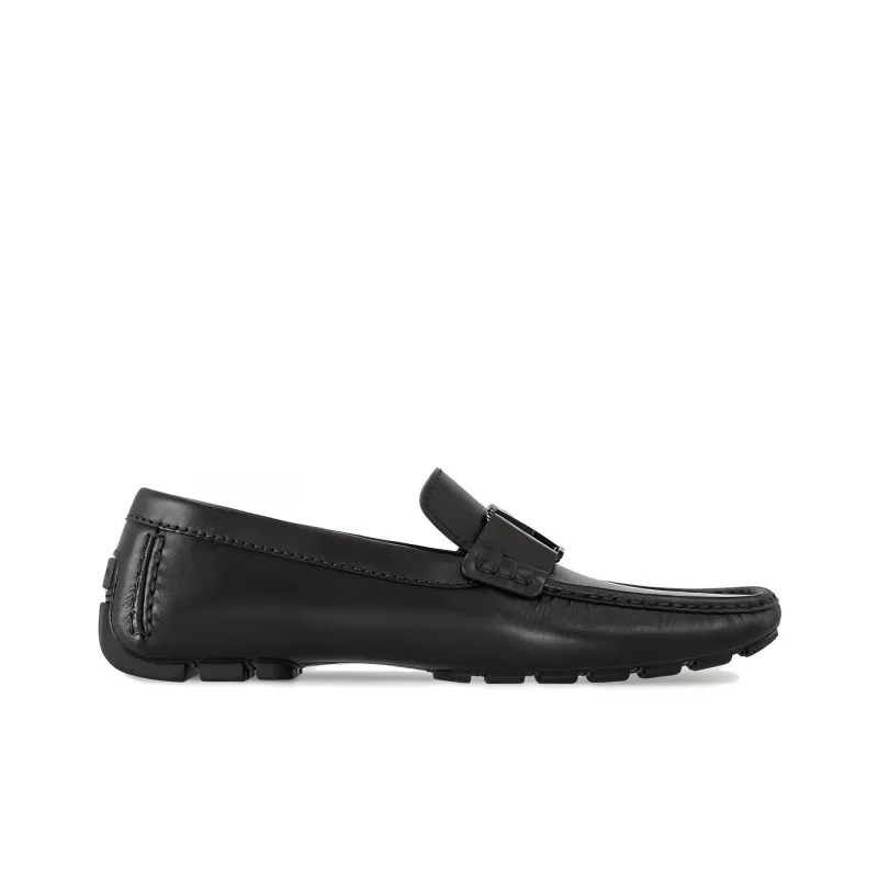 LOUIS VUITTON Monte Carlo Gommino Loafers Men's Black-1