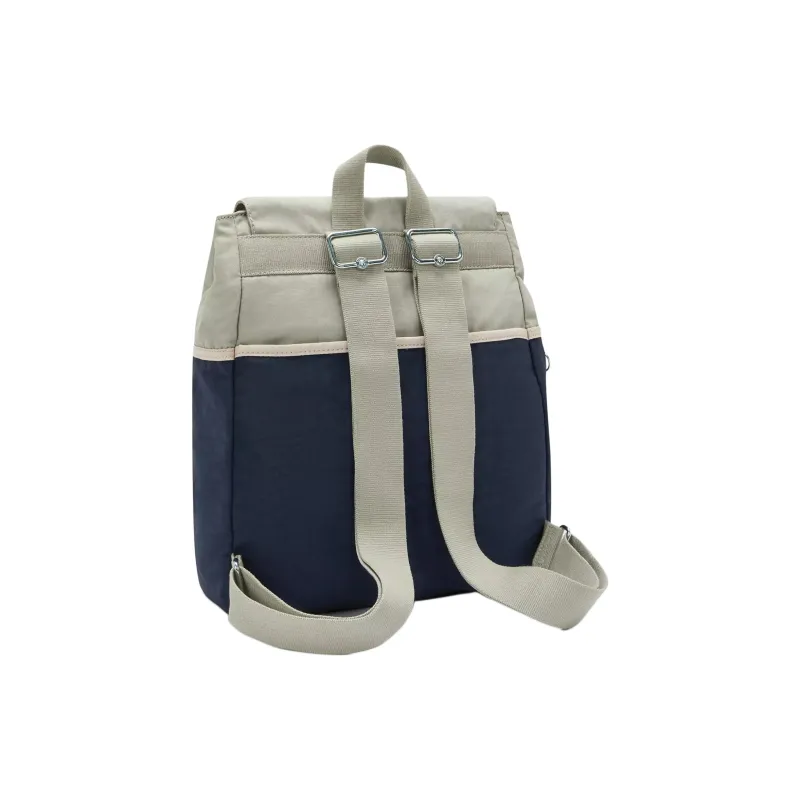 Kipling Recycled Nylon Backpack Unisex Blue-3