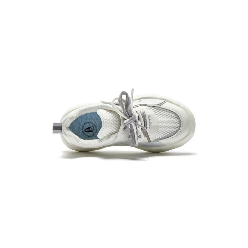 Hush Puppies Anti-Slip Wear-Resistant Low-Top Kids' Skateboarding Shoes White Kids'-1