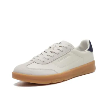 DECATHLON Anti Slip Wear Resistant Low Top Skateboard Shoes Women's Ecru With Gray