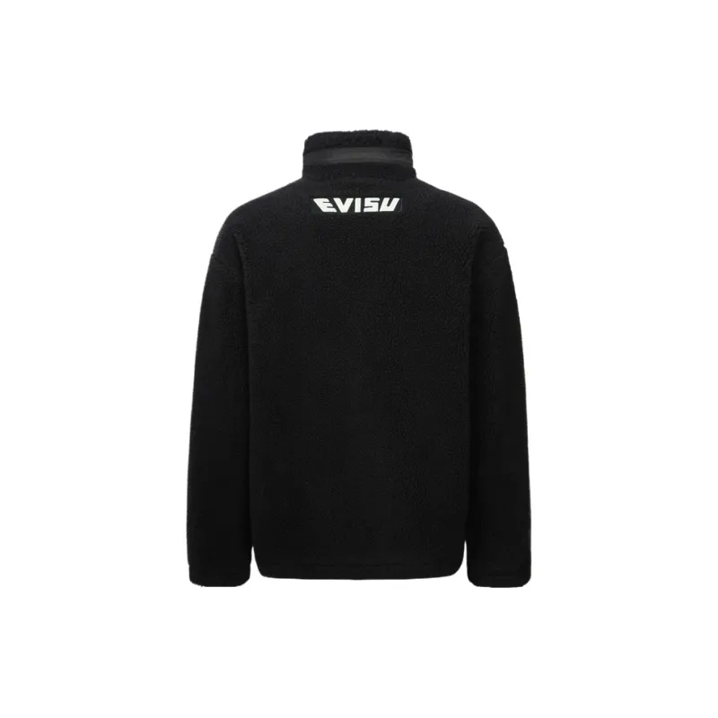 EVISU 2024 Fall And Winter Jackets Coats Men's Black-1