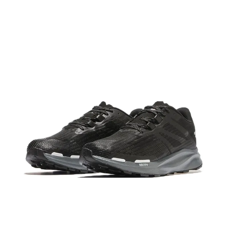 THE NORTH FACE Anti Slip Wear Resistant Low Top Trail Running Running Shoes Men's Black White-2