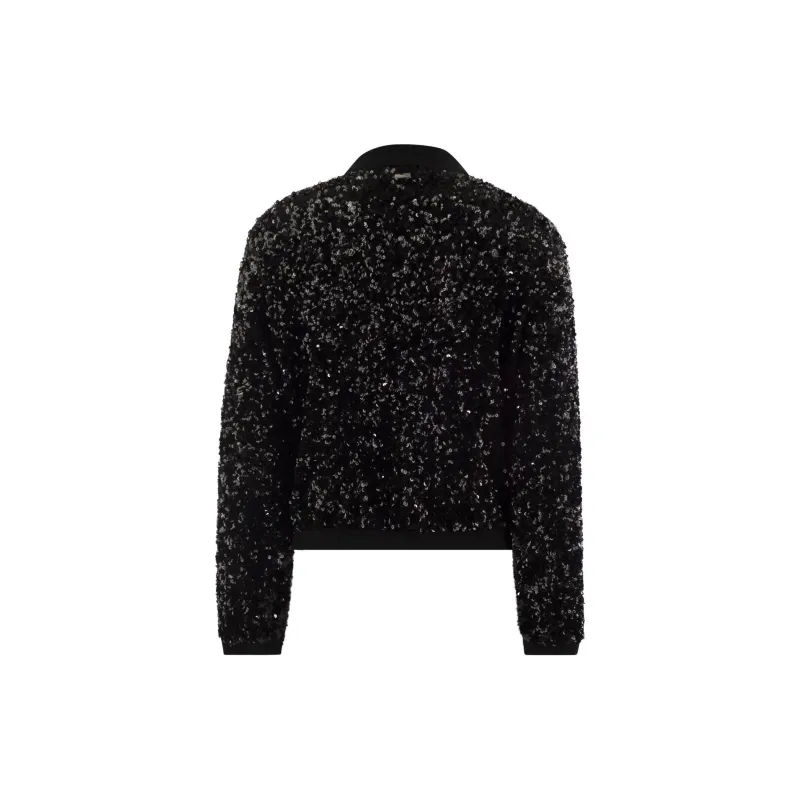 HERNO Sequin Embellished Bomber Jacket-1
