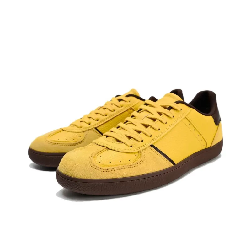 ZARA Low Top Skateboard Shoes Women's Yellow-2