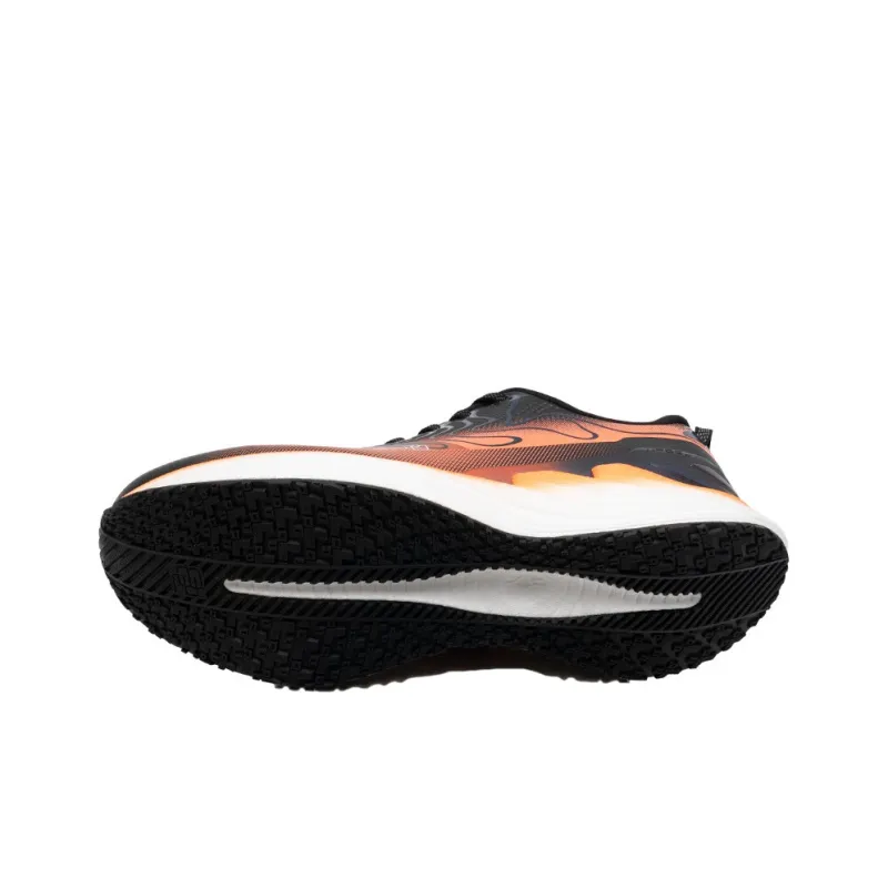 XTEP Anti-Slip Wear-Resistant Low-Top Casual Running Shoes Men's Black Orange-1