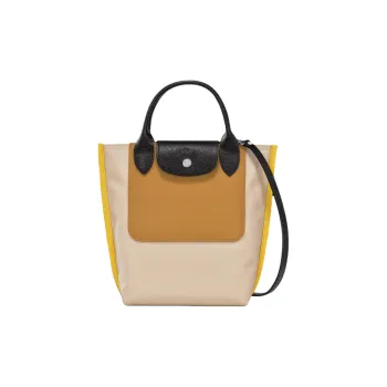 LONGCHAMP Le Pliage Re play Cow Leather Tote Bag, Shopping Bag, Handbag Extra Small Women's Beige