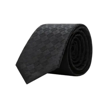 EMPORIO ARMANI Viscose Ties Men's Black
