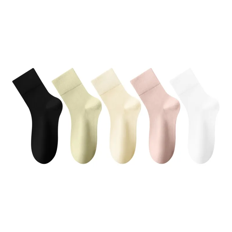 MIIOW Mid Calf Socks Women's 5 Pack-27