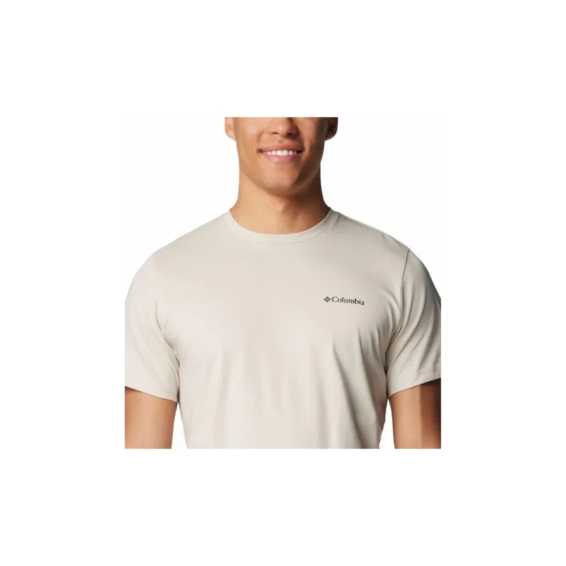 Columbia RAPID RIDGE II T-Shirt Men's Beige-3