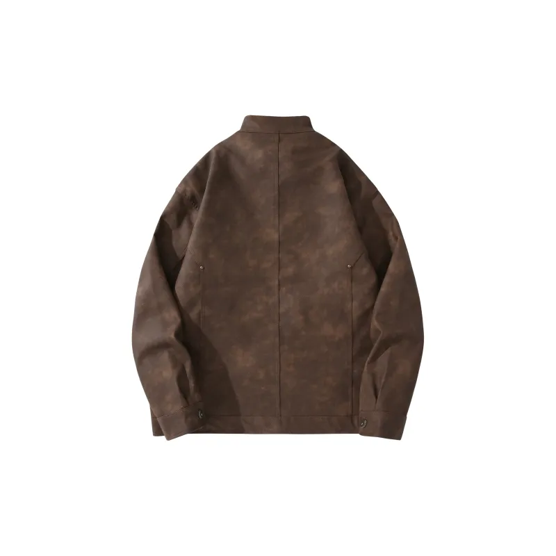 Jeep Leather Jacket Unisex Earth Yellow-5
