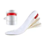 [1 Pack 7cm White]Detachable Air Cushion Height Increase Insoles