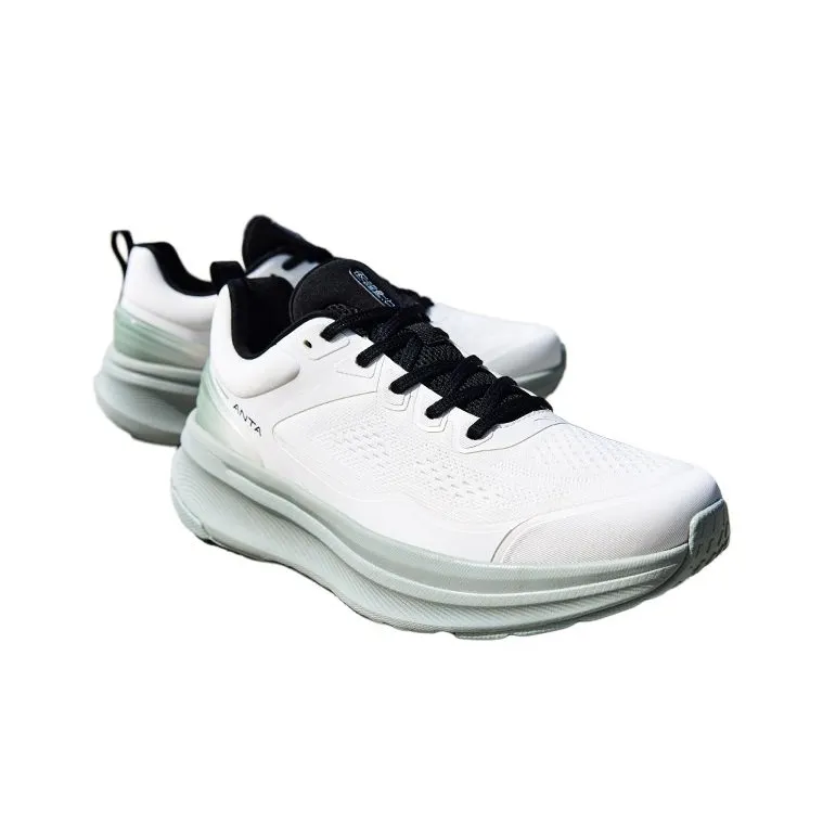 Anta Anti Slip Wear Resistant Low Top Training Shoes Men's White Green-1